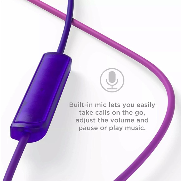 NWT TLC SOCL Sunrise Purple In-ear Headphones - Picture 10 of 13